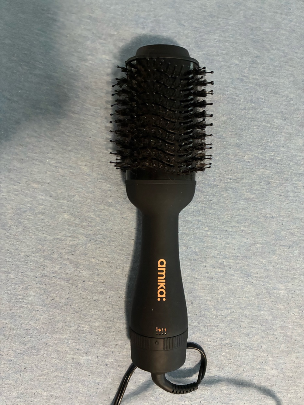 amika round Black Round Blow Dryer